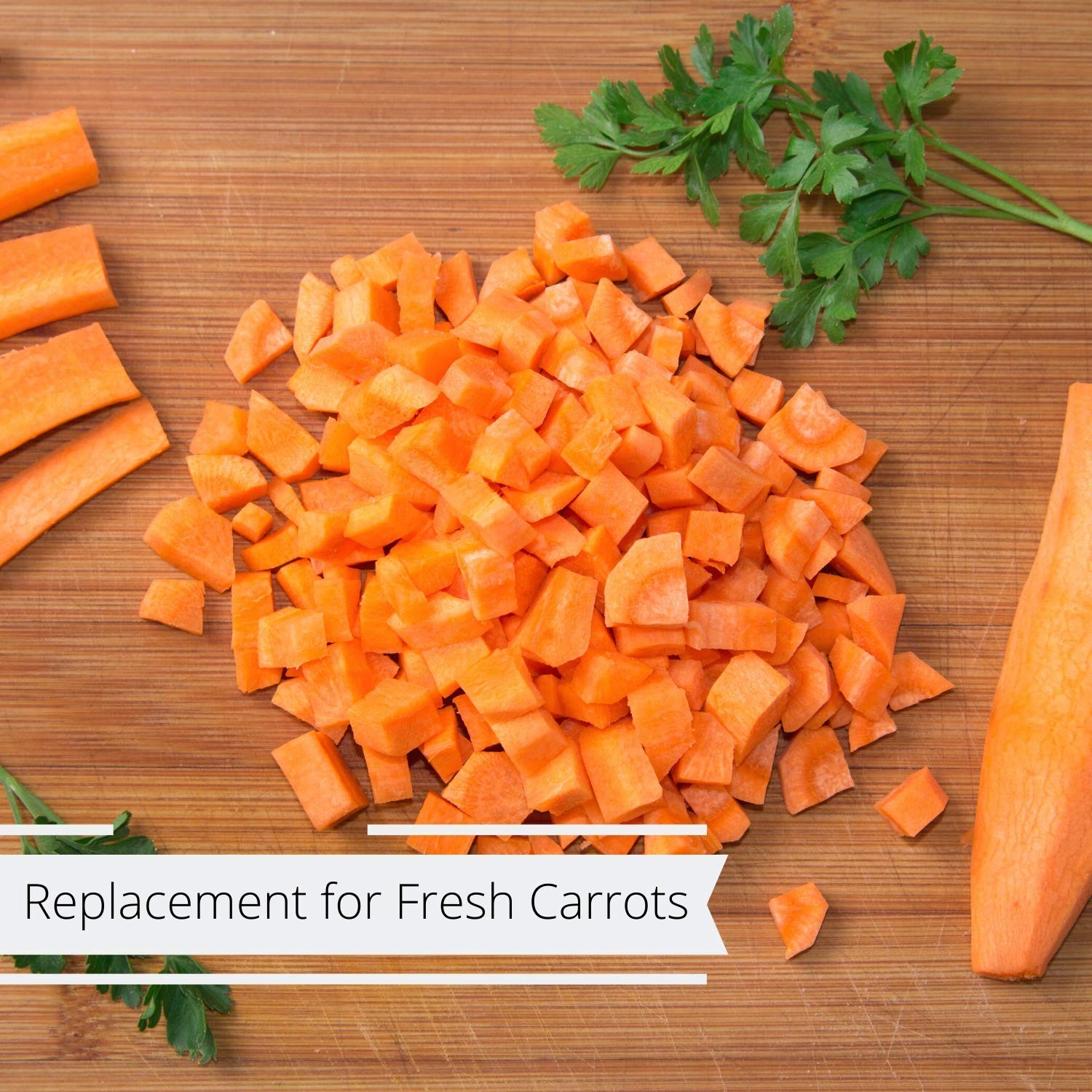 Dehydrated Carrot Dices 5 lbs Bulk Bag for Fresh Cooking & Food Storage