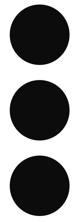 3&Prime; Black Round Label Dots Stickers Color Coding Inventory 3 Inch Dot
