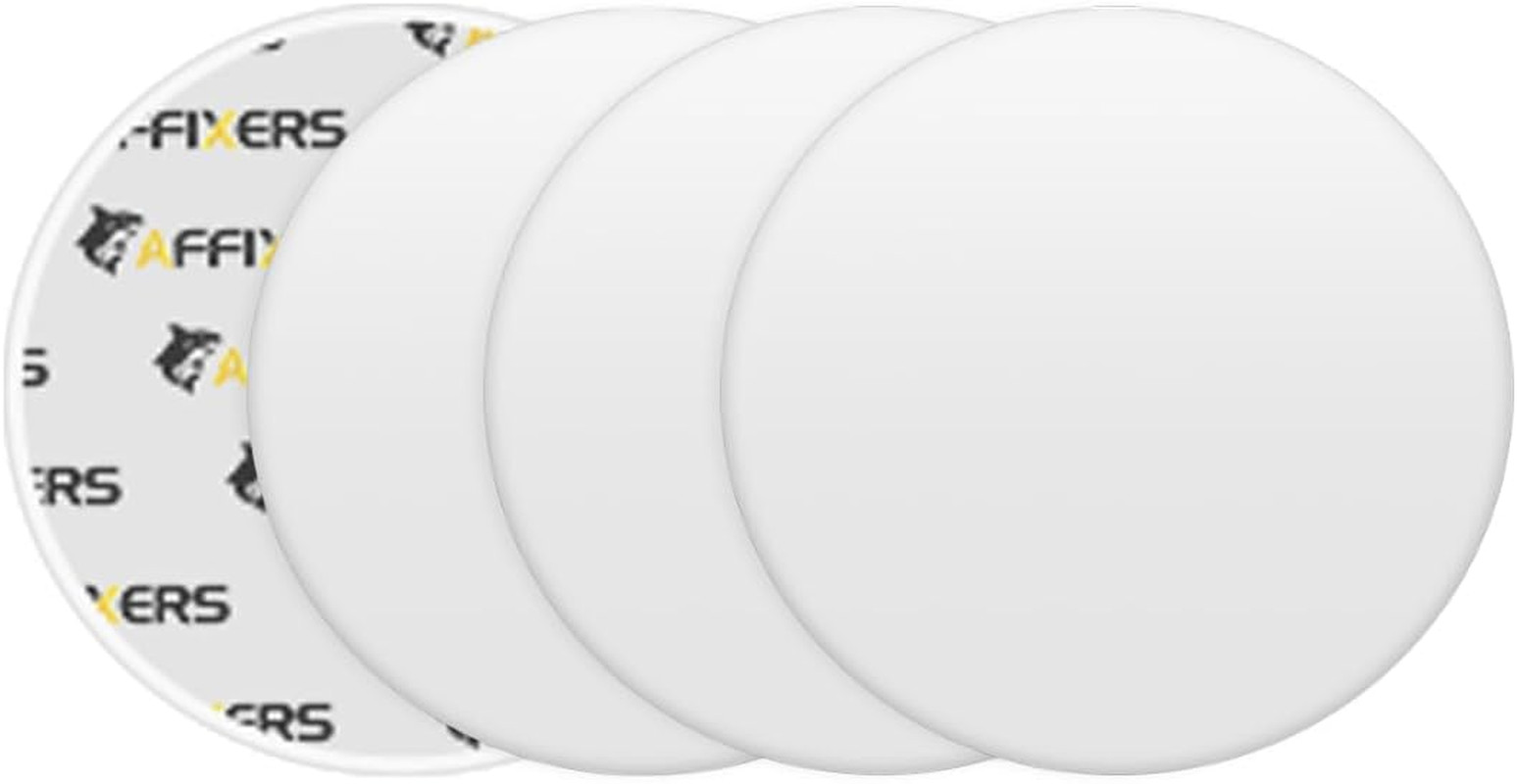 White Door Stoppers for Wall, Large 3.15&Prime; (4 Pack) Door Stop, Door Knob Wall Pro