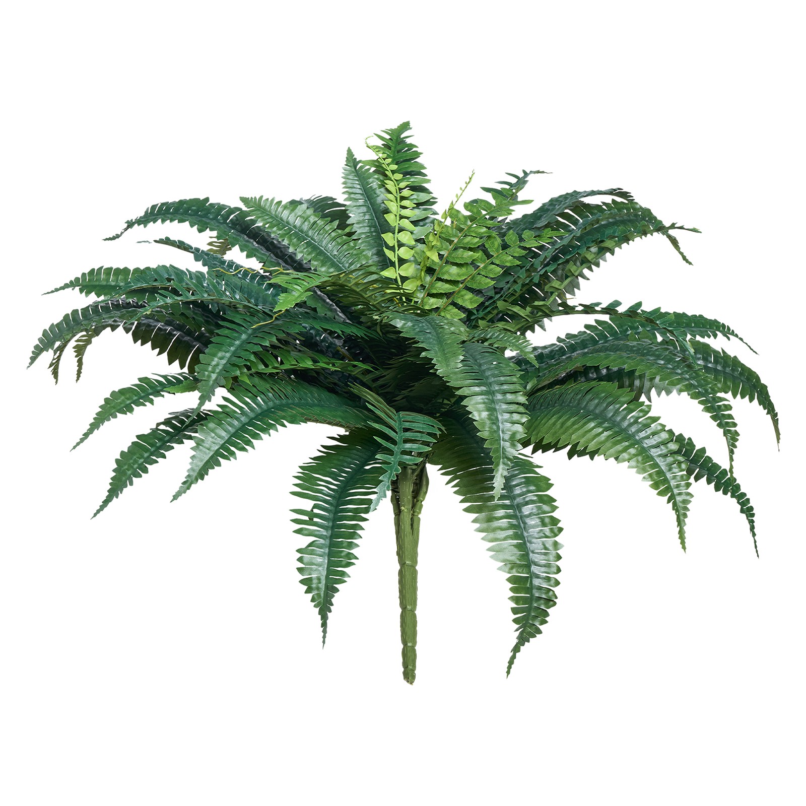 Uimoso Pack of 2 48&Prime; Artificial Boston Fern Plant Bush Plant Home Decor