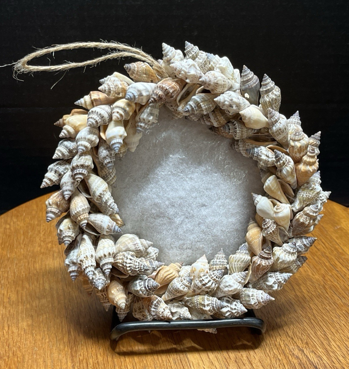 Brown Chula Wired Round Sea Shell Wreath 3.5&Prime; In – 6.5&Prime; Out Nautical Beach Decor