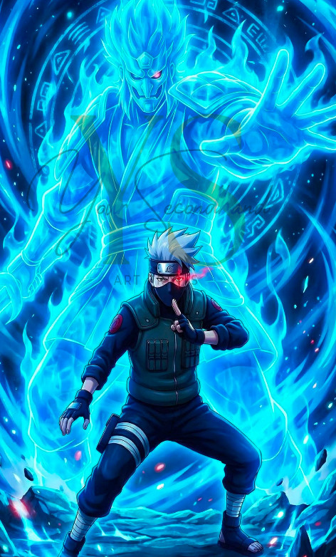 NARUTO Kakashi Hatake poster print 11 »x17 » home decor glossy paper #1