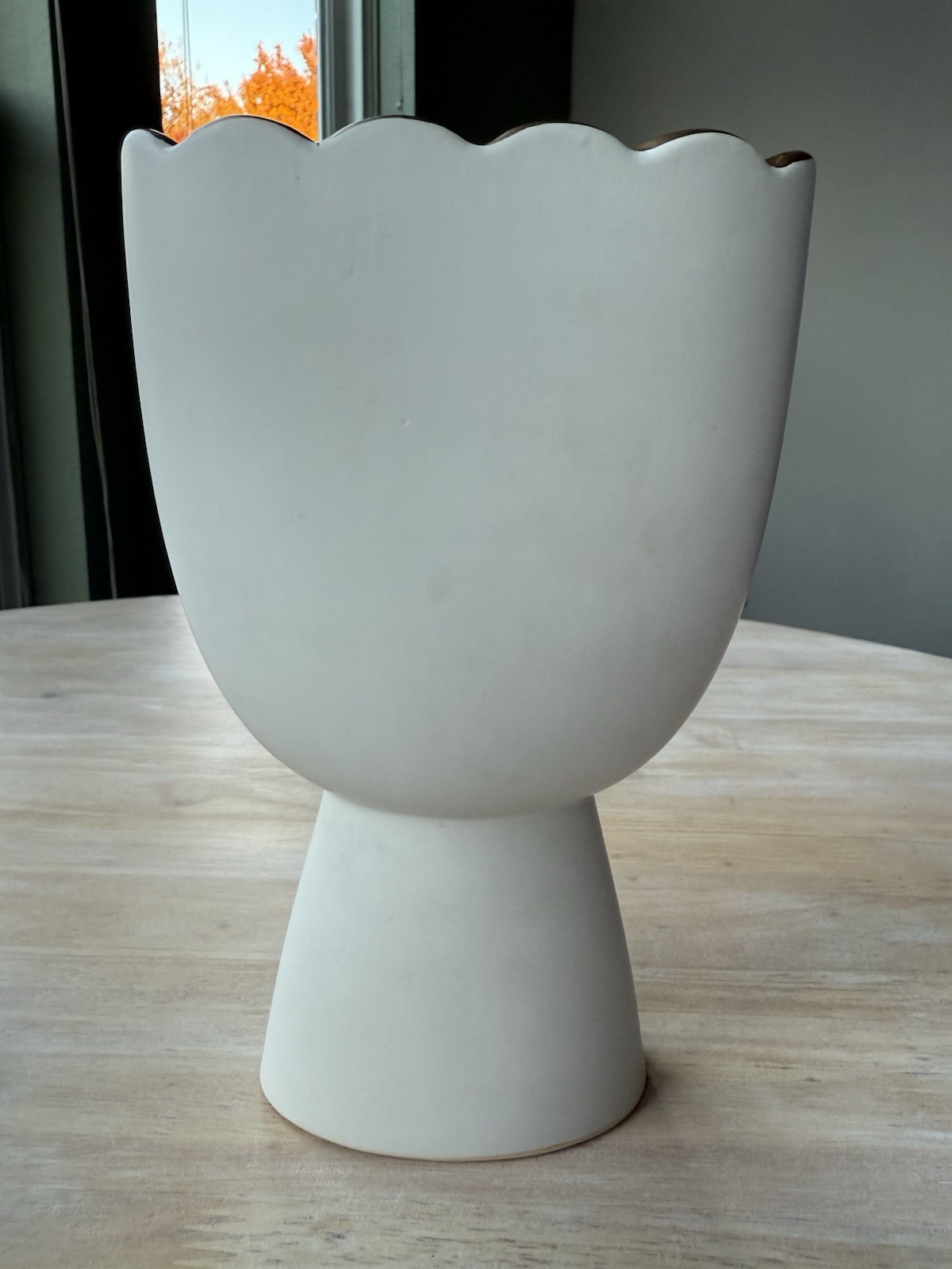 Modern Face Planter | Ceramic Vase | Shelf Decor Flower Pot