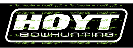 HOYT Bowhunting – Archery & Outdoor Sports – Vinyl Die-Cut Peel N&rsquo; Stick Decal