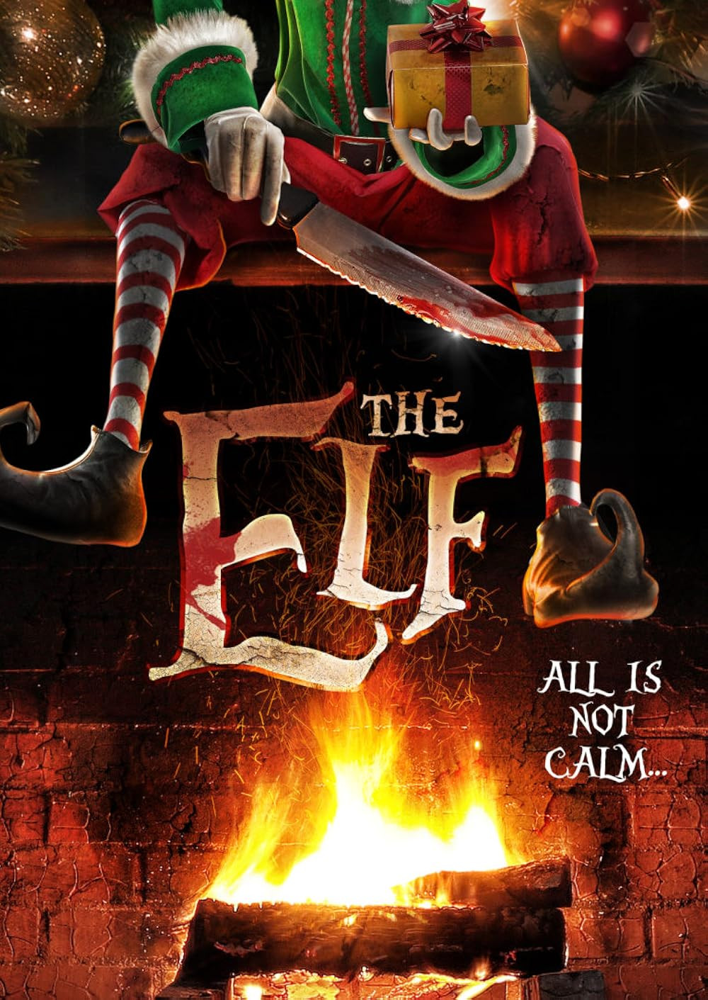 The Elf (2016) Movie Poster, Horror Christmas Movie Print