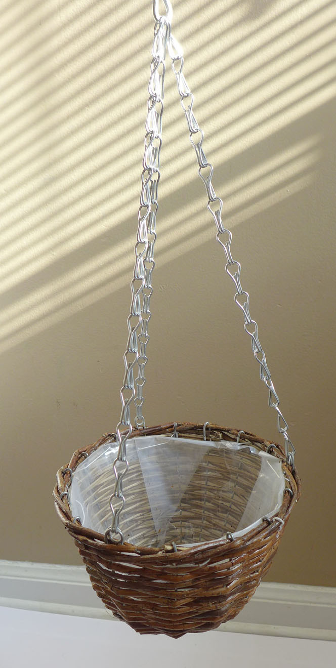 Willow Hanging Hooks Basket For Artificial or Fresh Flowers Vase