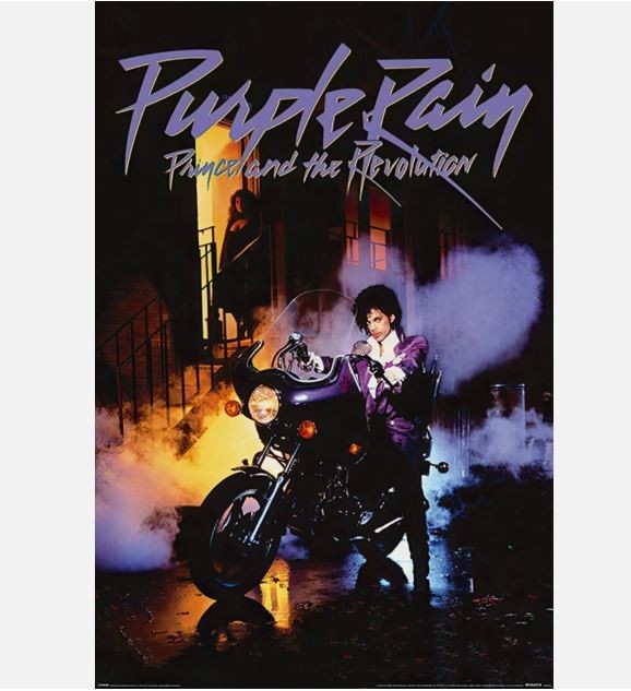 Purple Rain – Music Movie Poster (Regular Style – Prince)
