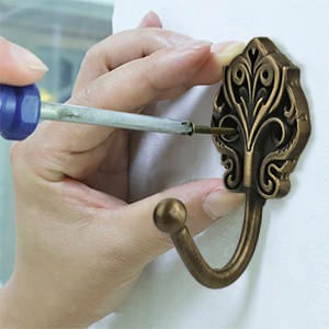 Solid Brass Wall Hooks 2 Pack – Heavy-Duty Decorative Coat Hooks with Antique