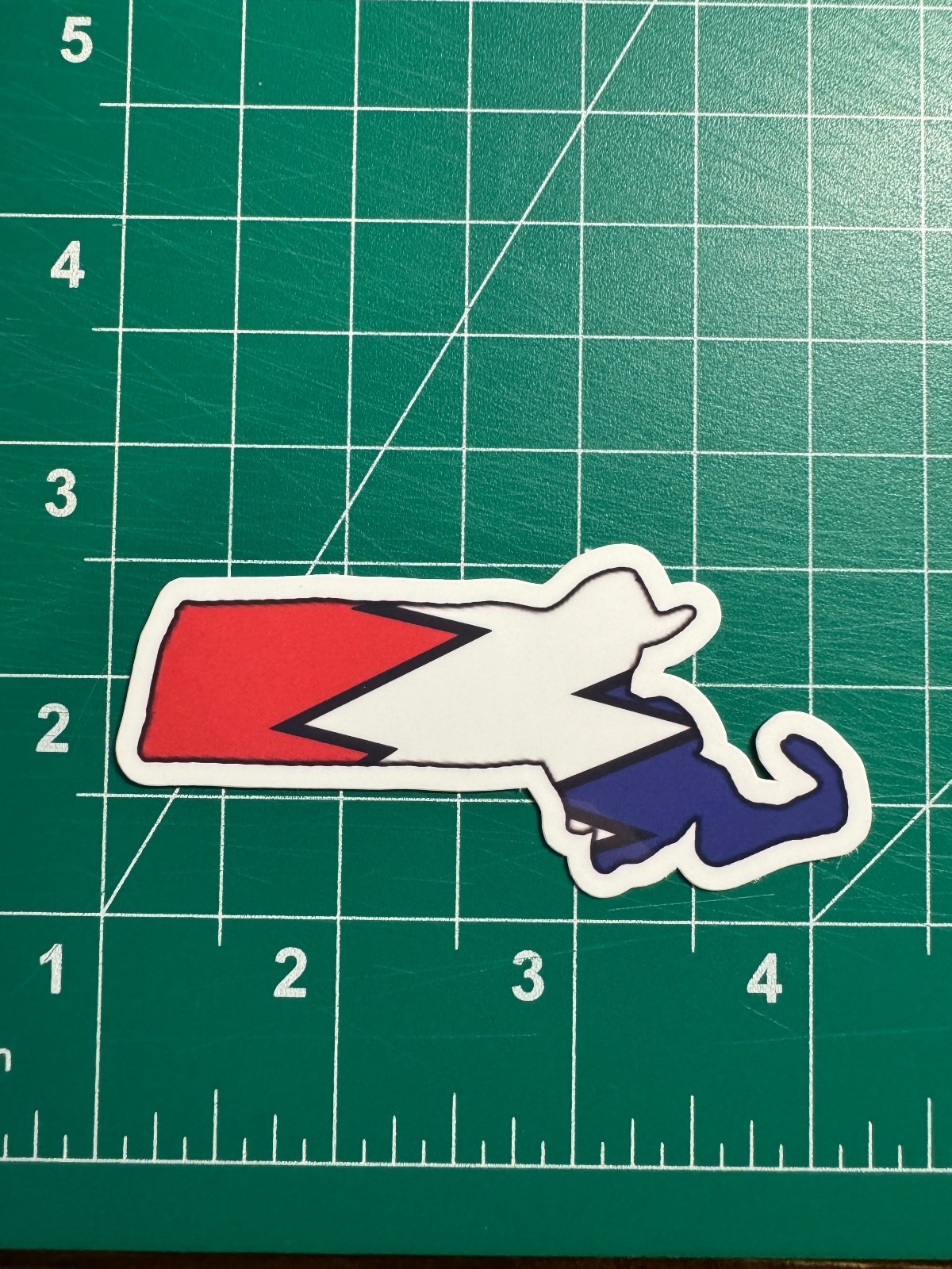 Massachusetts Stealie – Grateful Dead – Laminated Vinyl Sticker 1.5&Prime;x3&Prime;