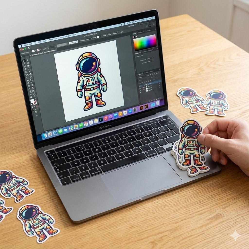 Custom Business Logo Stickers | Full Color Vinyl Waterproof 2&Prime;-20&Prime;