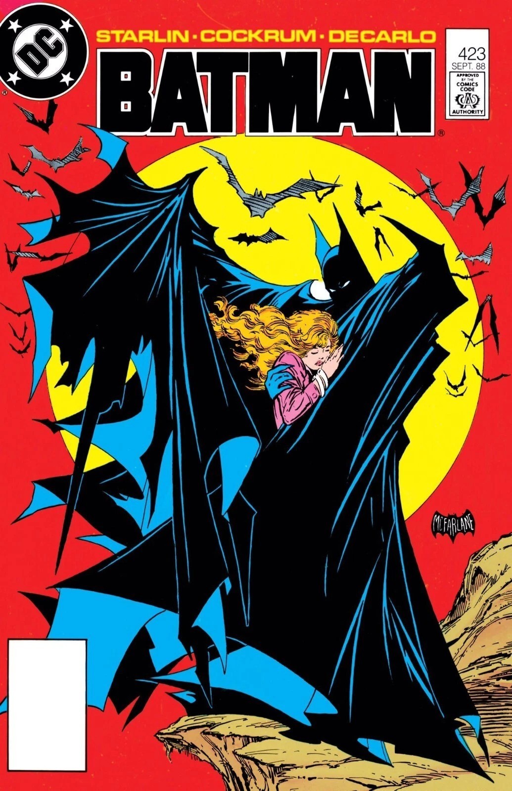BATMAN #423 COMIC BOOK COVER Poster print 11&Prime;x17&Prime; inches home art wall decor