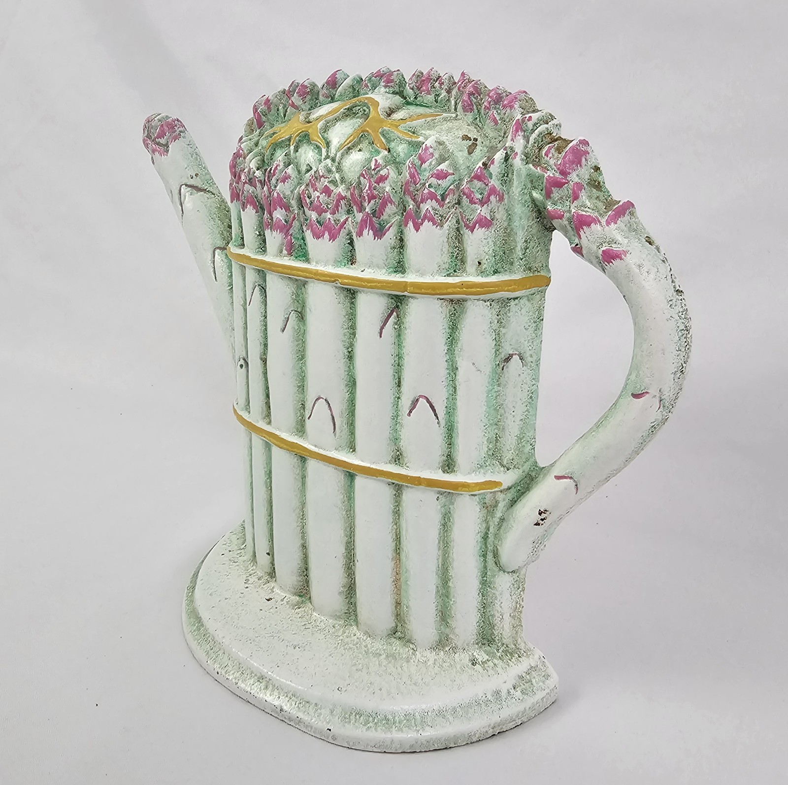 Vintage Iron Watering Can Door Stop Cottage Core Shabby Farmhouse