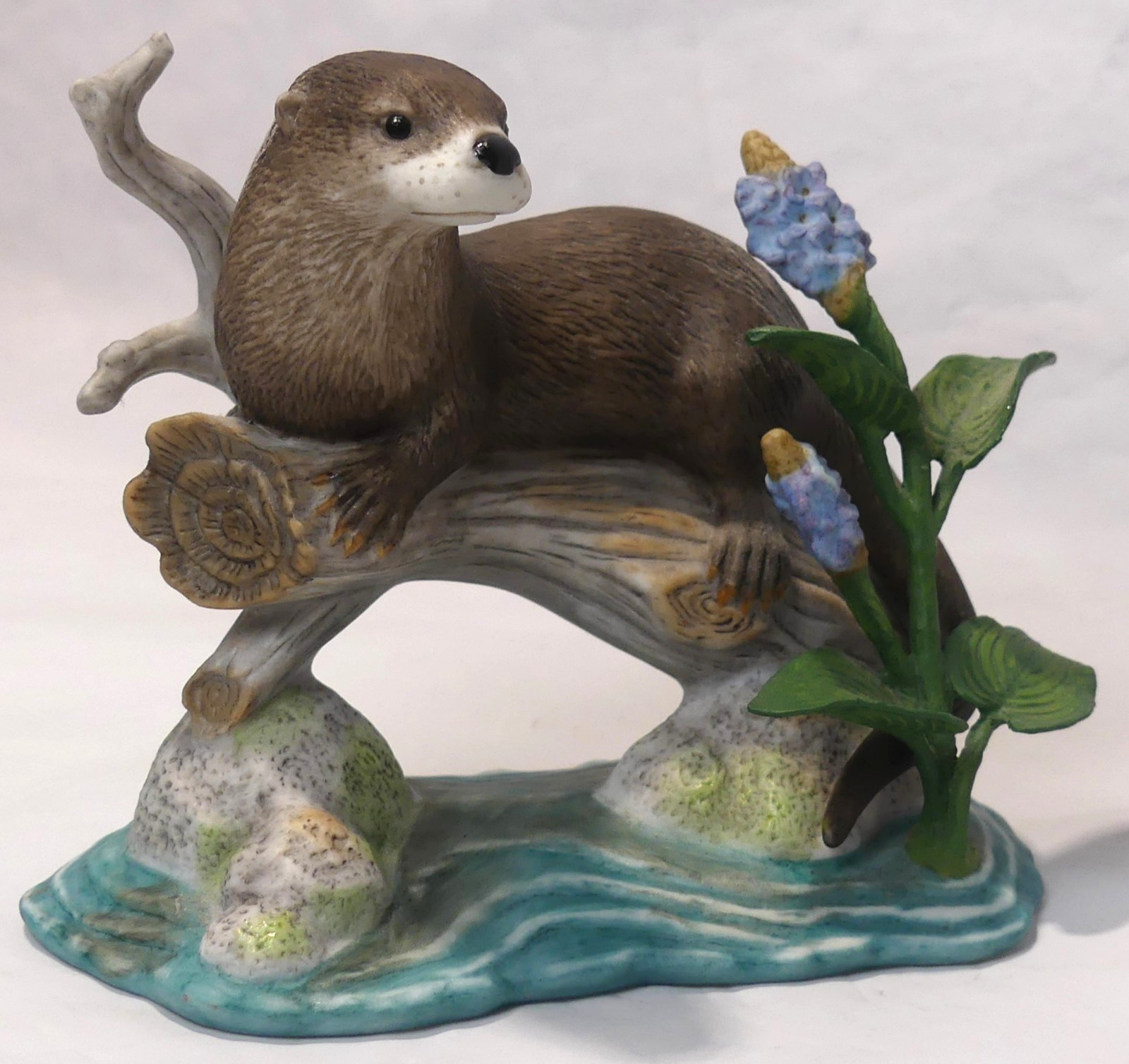 Lenox Woodland Animals Time Out River Otter Figurine No Original Box 1996