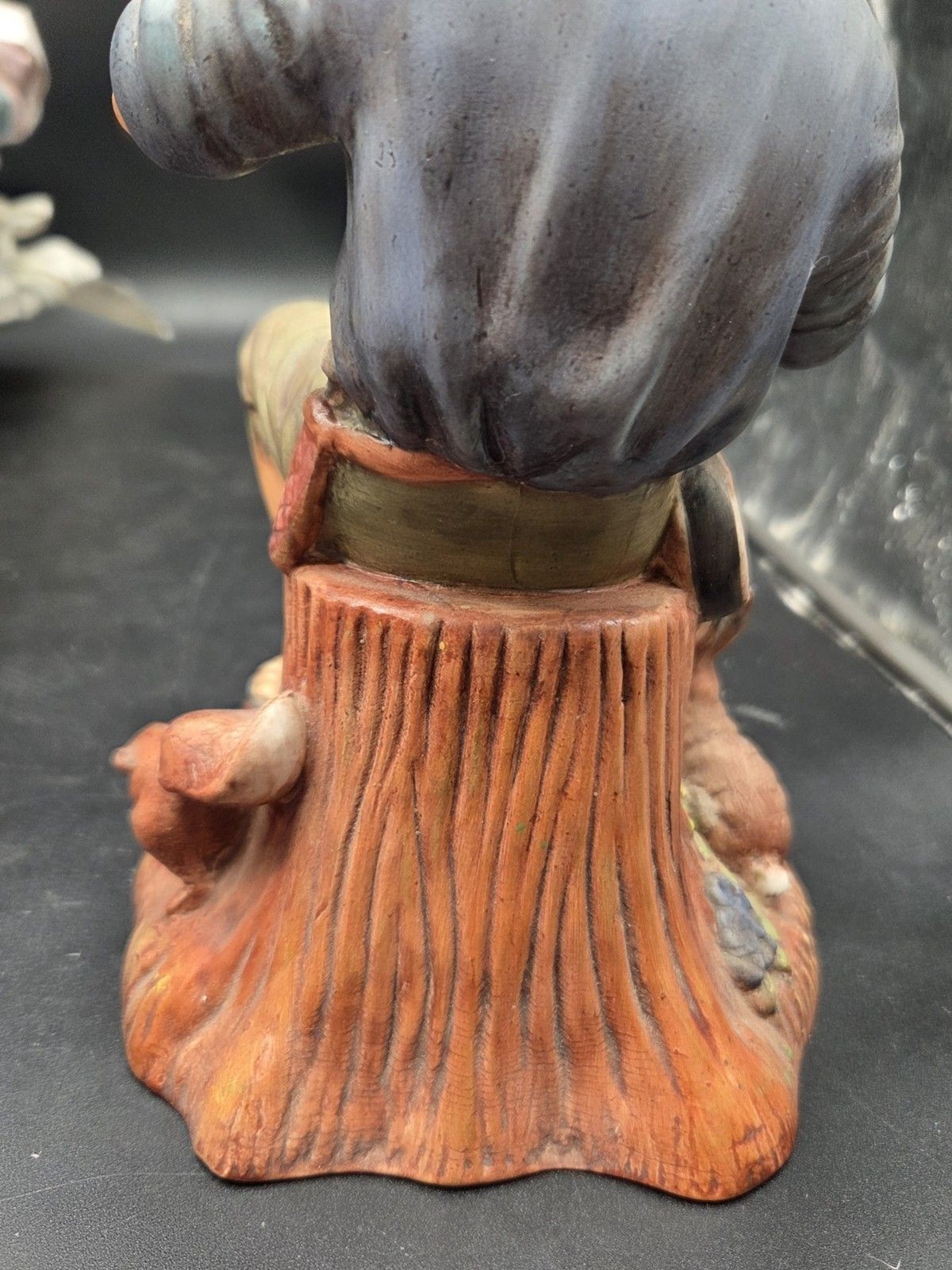 Royal Doulton England Figurine Dream Weaver Man Playing Pipes W Rabbit Squirrel