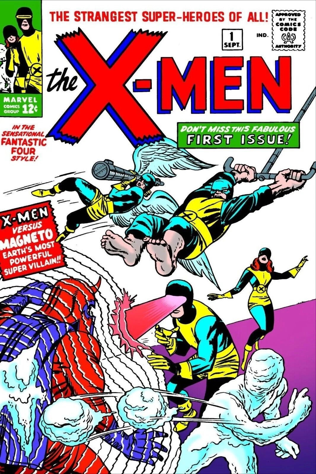 THE X-MEN #1 COMIC BOOK COVER poster print 11&Prime;x17&Prime; home decor