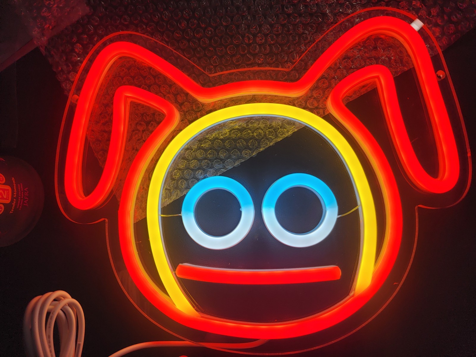 BRAINROT CUCARACHA Cockroach Custom Illuminated Glowing LED Neon Wall Art Sign