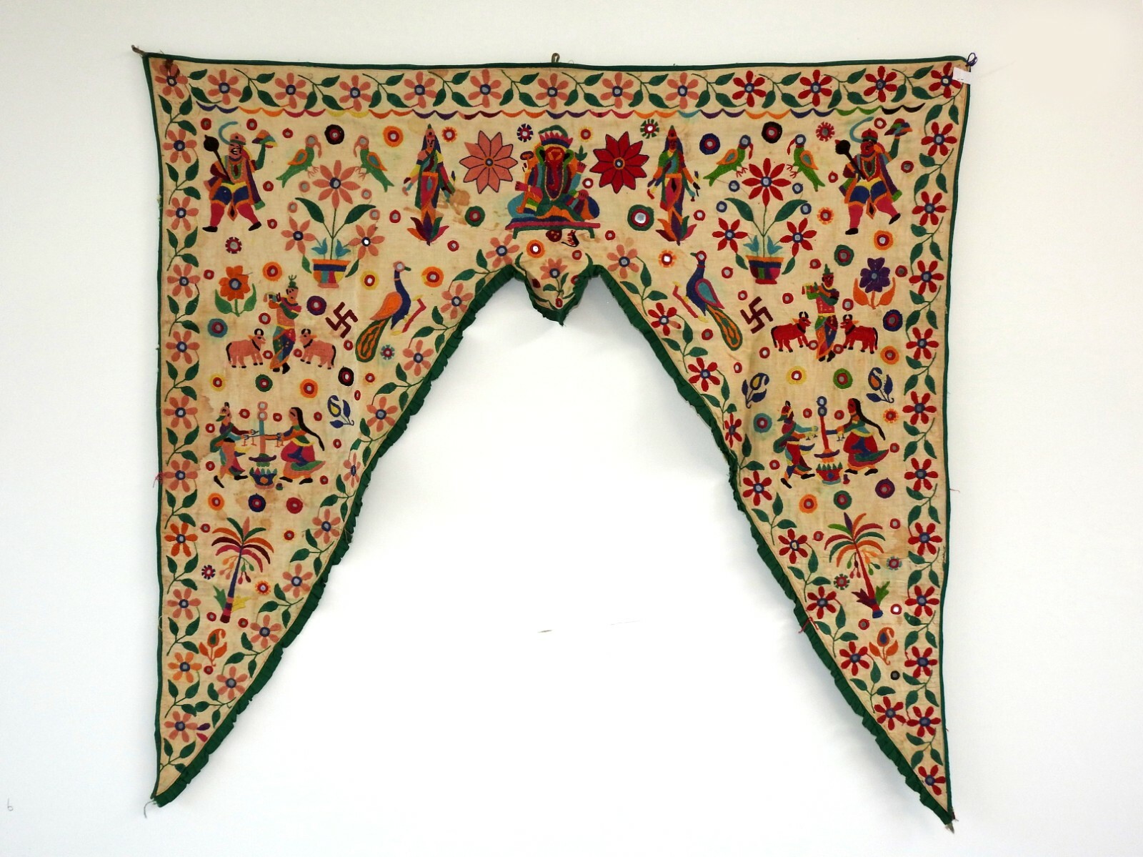 Vintage Welcome Gate Toran Door Valance Window Décor Tapestry Wall Hanging DV19