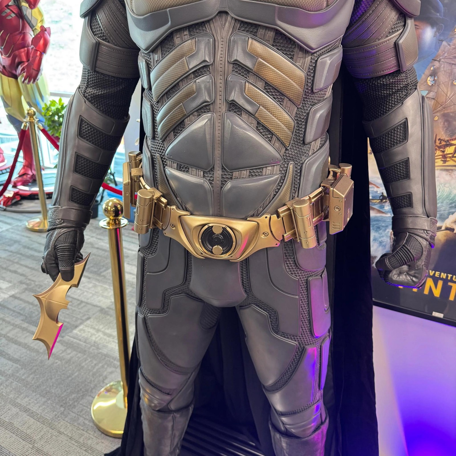 Dark Knight Batman Christian Bale Life Size 1:1 Statue Queen Studios No Crate