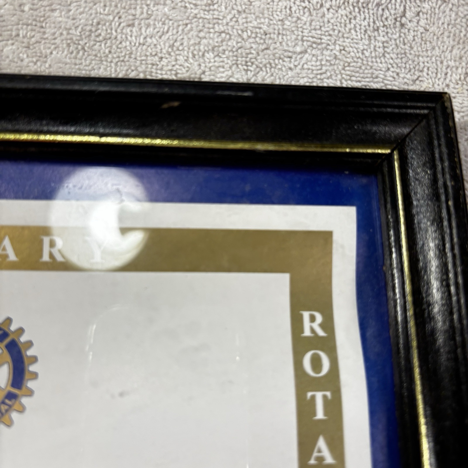 The Four-Way Test Core Values of the Rotary Movement In 8×10 Black Frame Wall