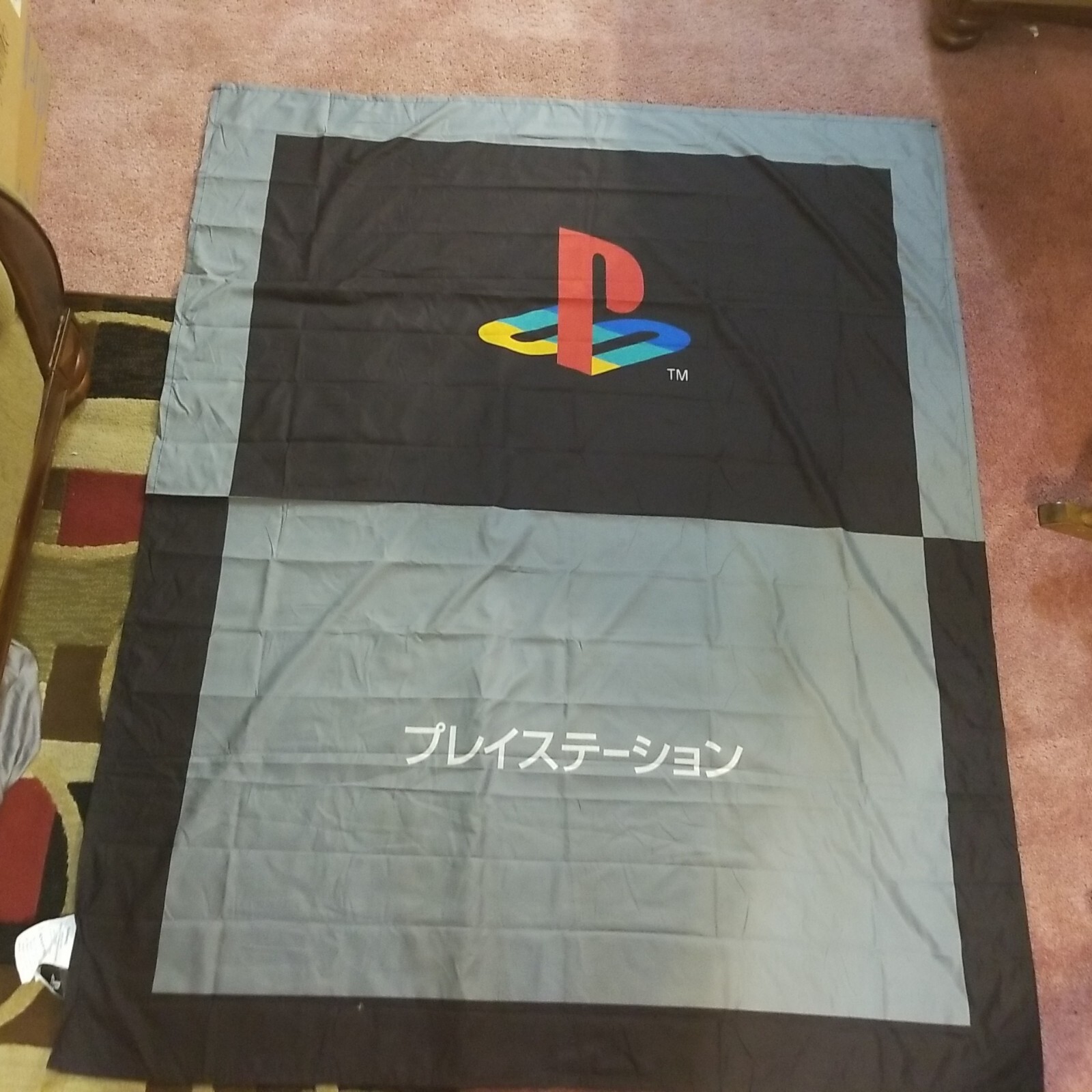 Playstation Wall Tapestry 50” x 60” Curtain 100% Polyester Decor PS Gamer