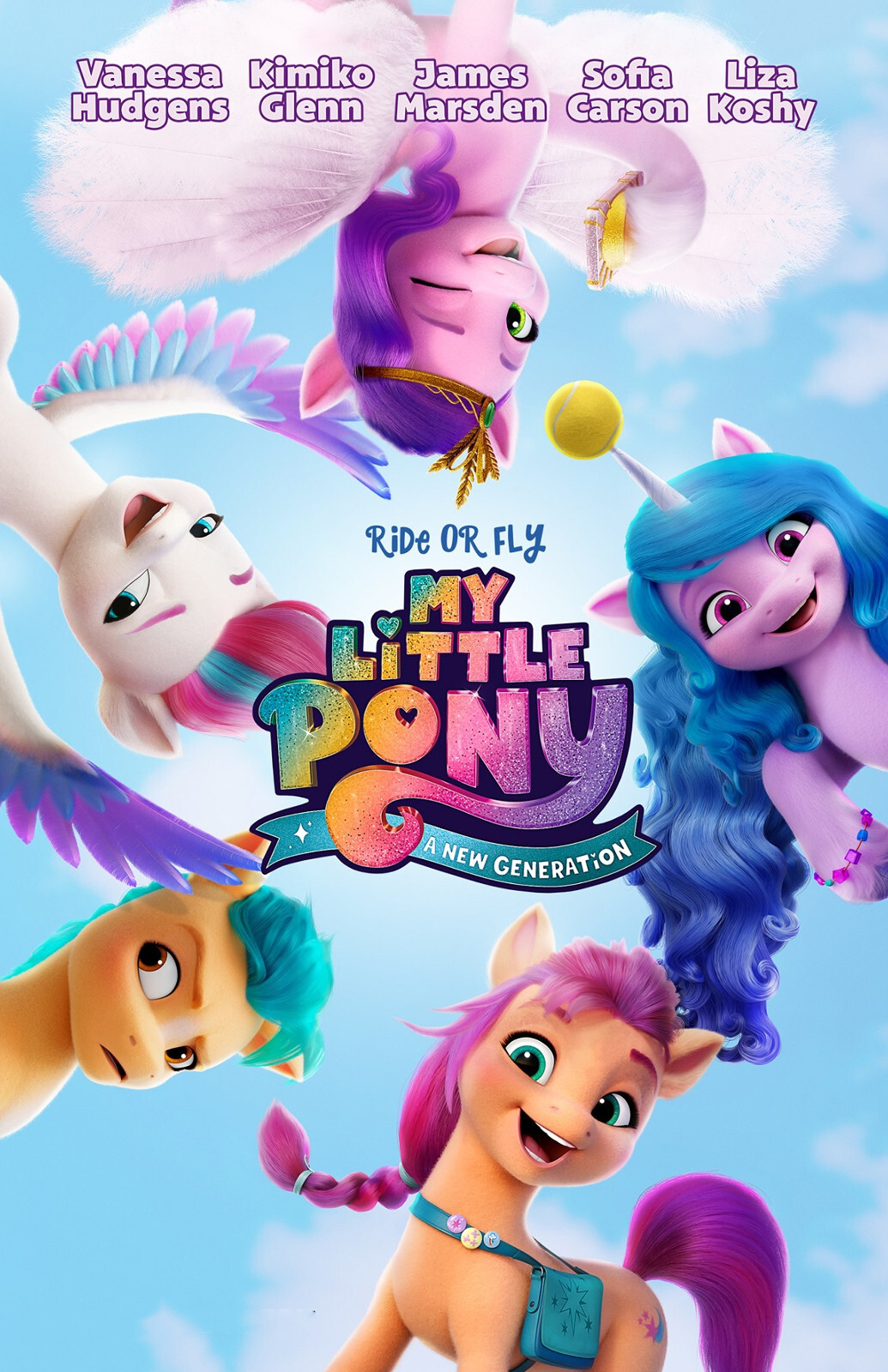 BB2602 My Little Pony A New Generation Film 2021 Cast Movie Poster 11×17