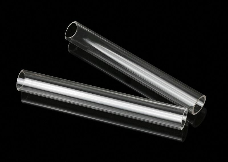 Clear Plastic Acrylic Perspex Tube OD 6 to 150mm Hollow Pipe PMMA 500mm cut