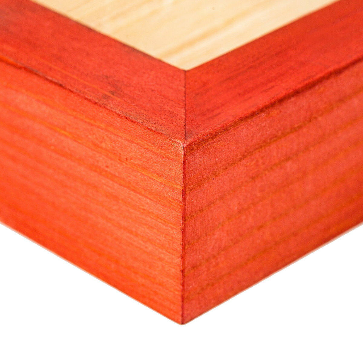 Rustic Colorful Wooden Picture Frames – Natural Solid Wood with Thick Borders