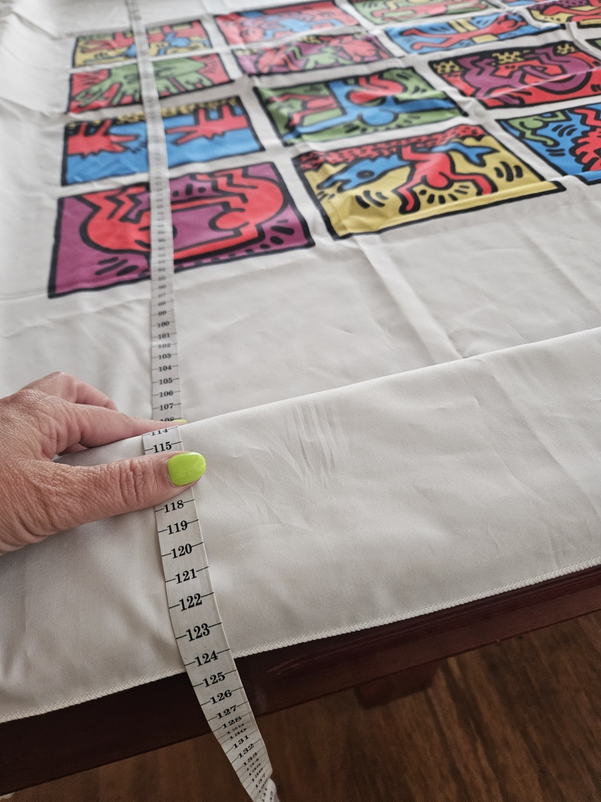Keith Haring Retrospective 1889 Art Tablecloth Banner Flag Wall Hanging Fabric