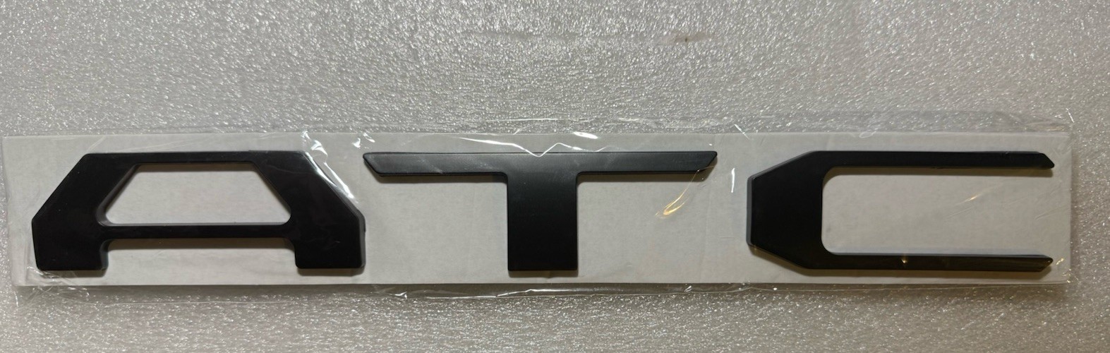 Tacoma 2016-2023 3D Tailgate Insert Letters Matte Black Emblems