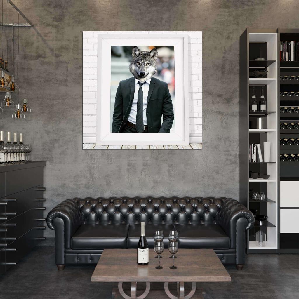 501075 Wolf – Urban Jungle Street Wear Animal 16×12 WALL PRINT POSTER