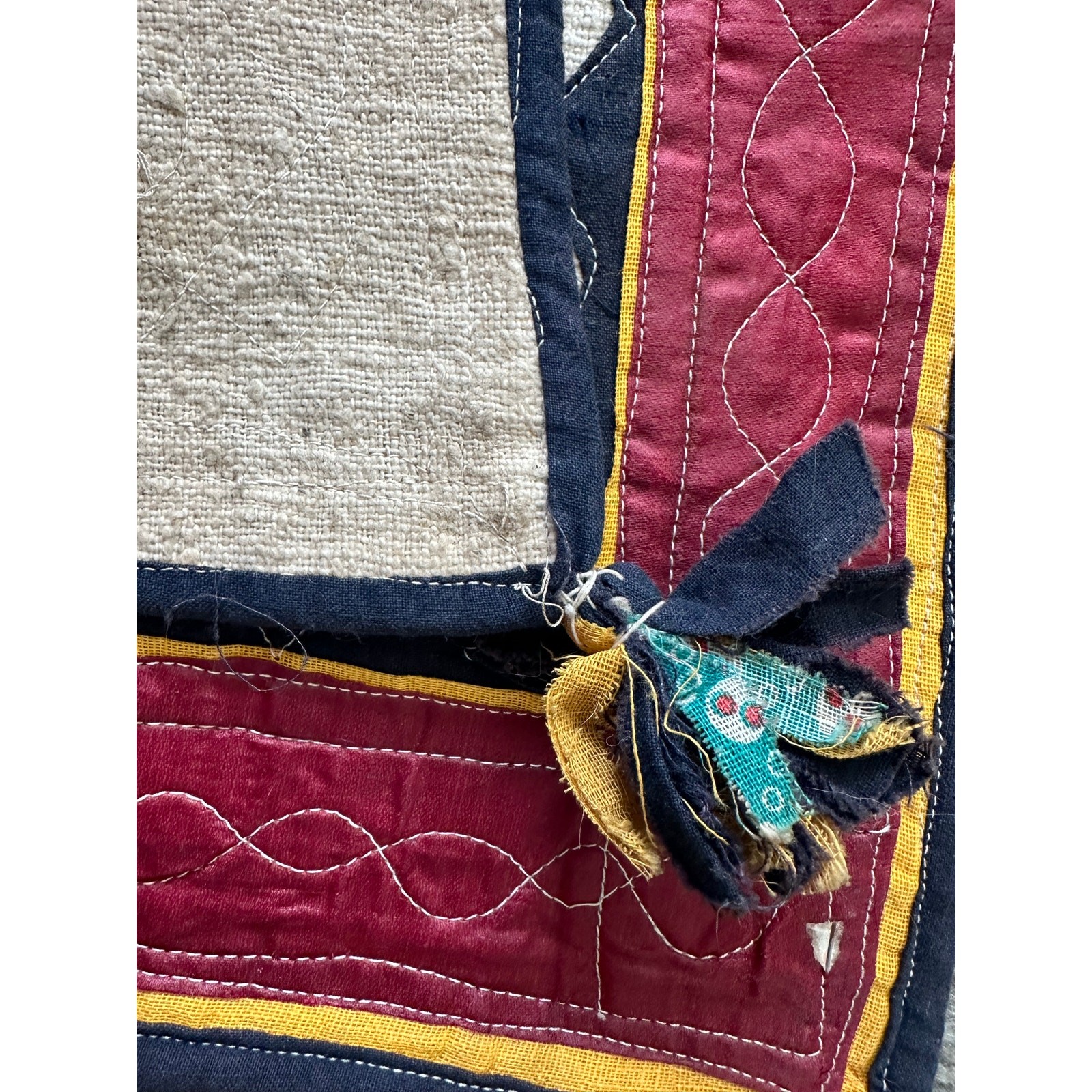 Vintage Banjara wall hanging ethnic tapestry hanging embroidery boho 35×64”