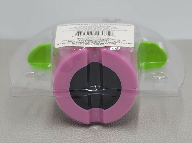 Solar DANCING LADYBUG Pink Flower Pot TOY Sunlight Powered Dancer BOBBLE HEAD