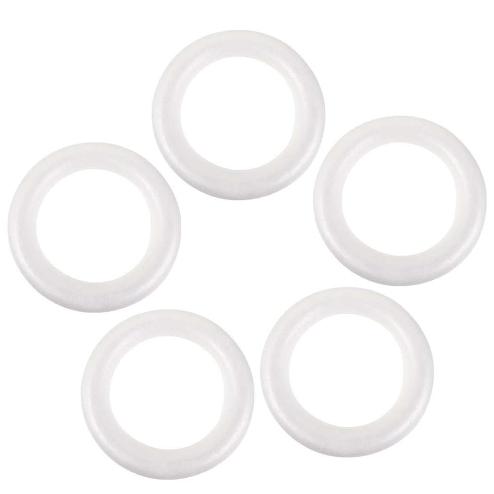 Donut Decorations for All Ages Foam Craft Ring 5Pcs 9.8×1.5In