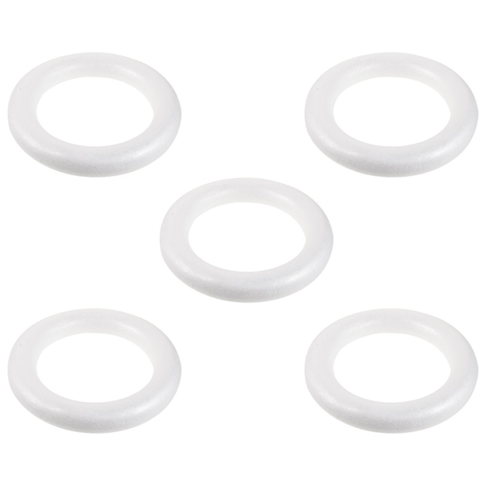 Donut Decorations for All Ages Foam Craft Ring 5Pcs 9.8×1.5In