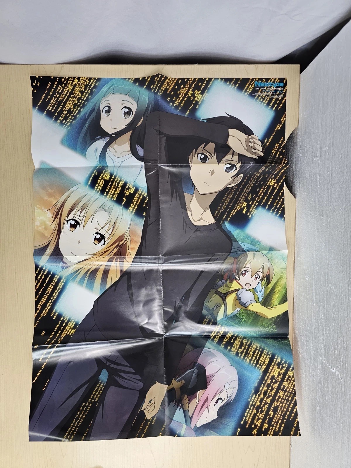 Lot Of 2 Newtype Magazine Anime Posters Madoka Magica Read 20”x28”