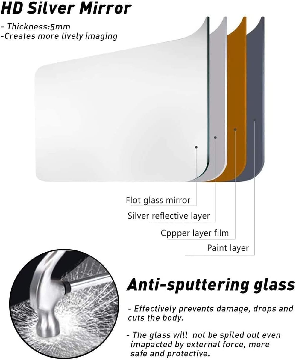 Mirror Full Length, 71&Prime;x26&Prime; Arched Full Length Mirror, Arch Mirror with Stand…