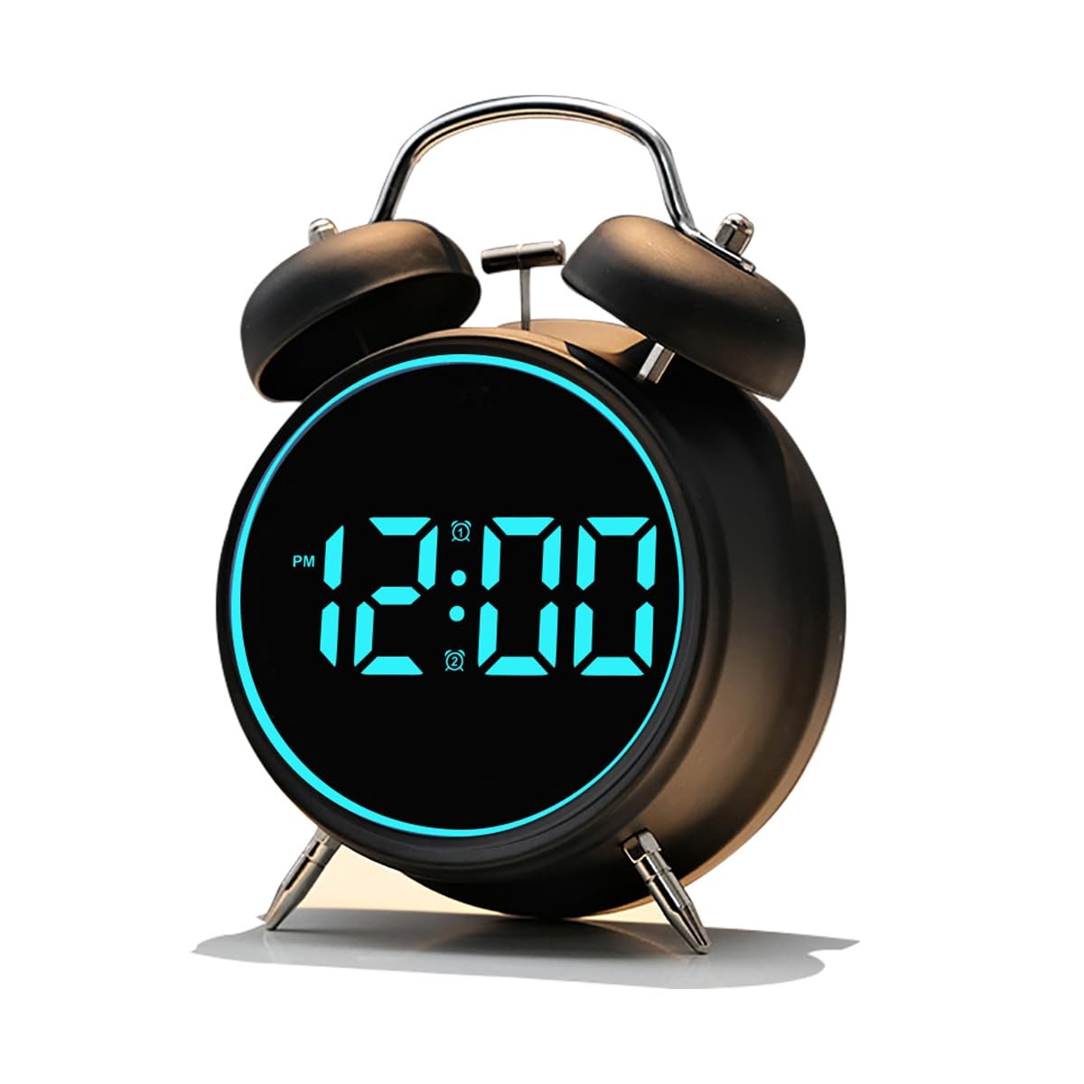 Extra Loud Alarm Clock for Heavy Sleepers Adults, Teens,Kids,Cute Retro Metal…