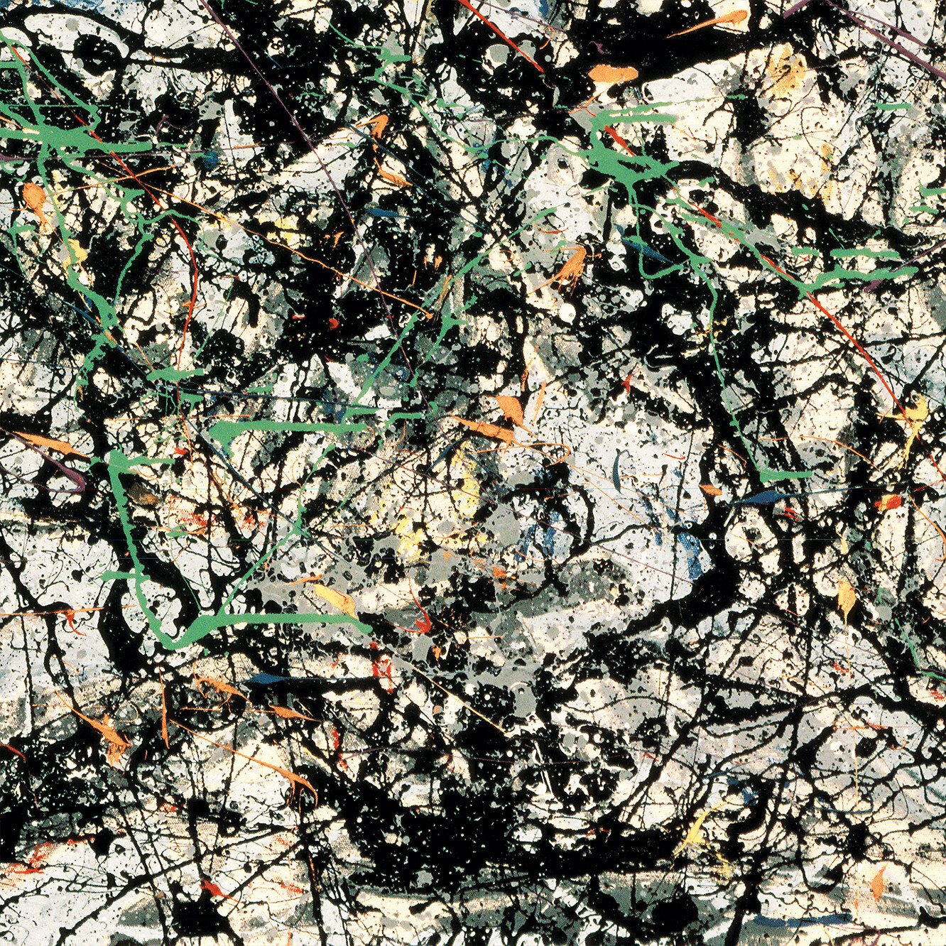 60W »x24H » LUCIFER 1947 by JACKSON POLLOCK DRIP SPLATTER Repro CHOICES of CANVAS
