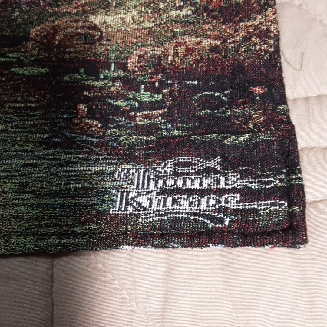 Thomas Kinkad Double Sided Lighted Tapestry 35&Prime; X 25&Prime; Church In Winter/Summer