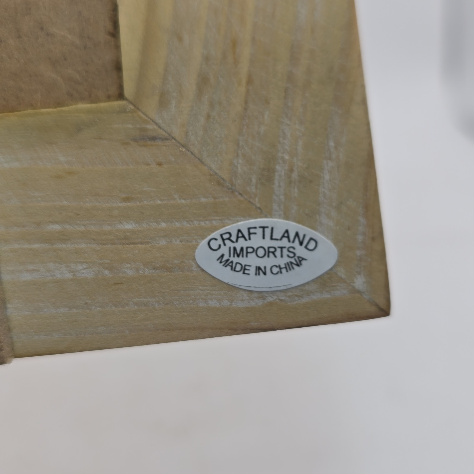 Coastal Beach Wooden 4.75 x 3.25 In Picture Frame Bird Distressed Rustic