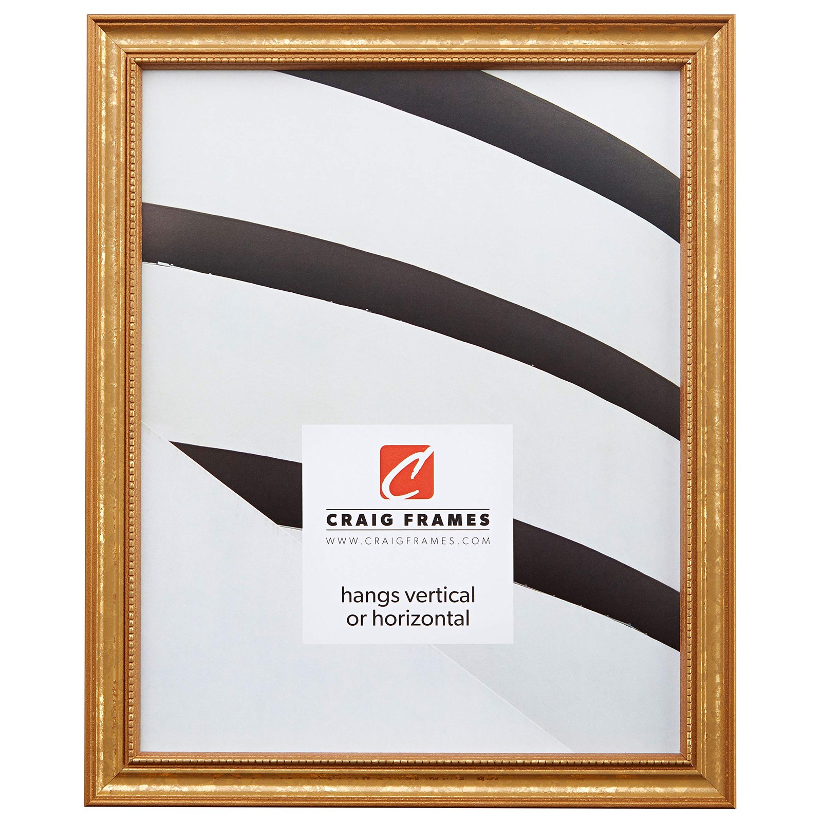 Craig Frames 314GD1218DAC 0.75-Inch Wide Picture/Poster Frame in Ornate Finish,