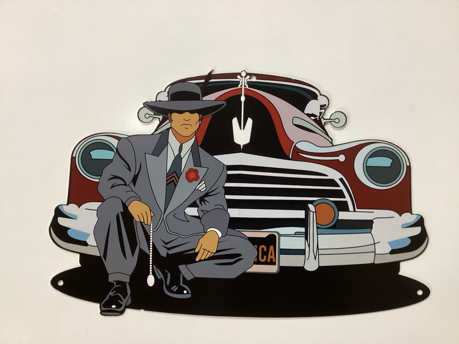 Pachuco Laser Cut Metal Sign Made In The USA On 20 Gauge Steel. 16” X 10.5”