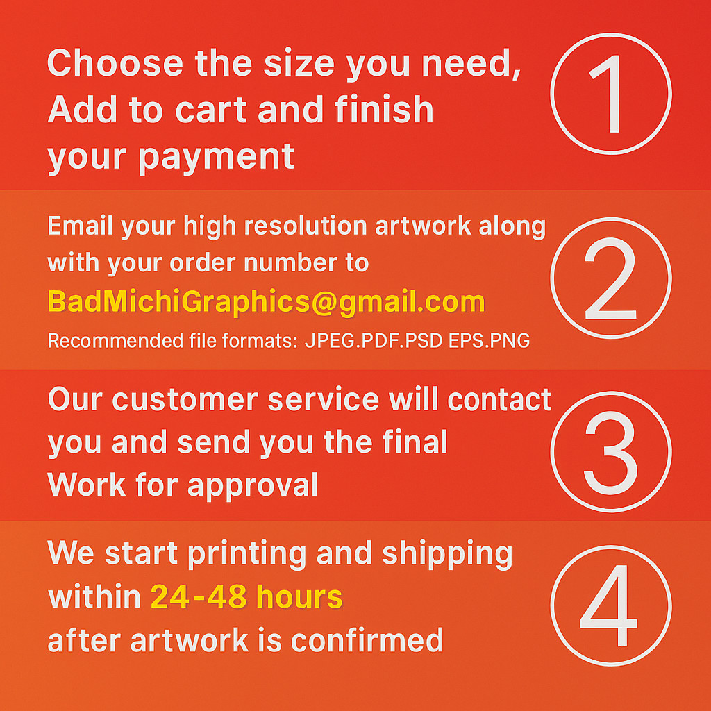 Bulk Custom Laminated Vinyl Stickers – Gloss Printed Multiple Sizes MTO
