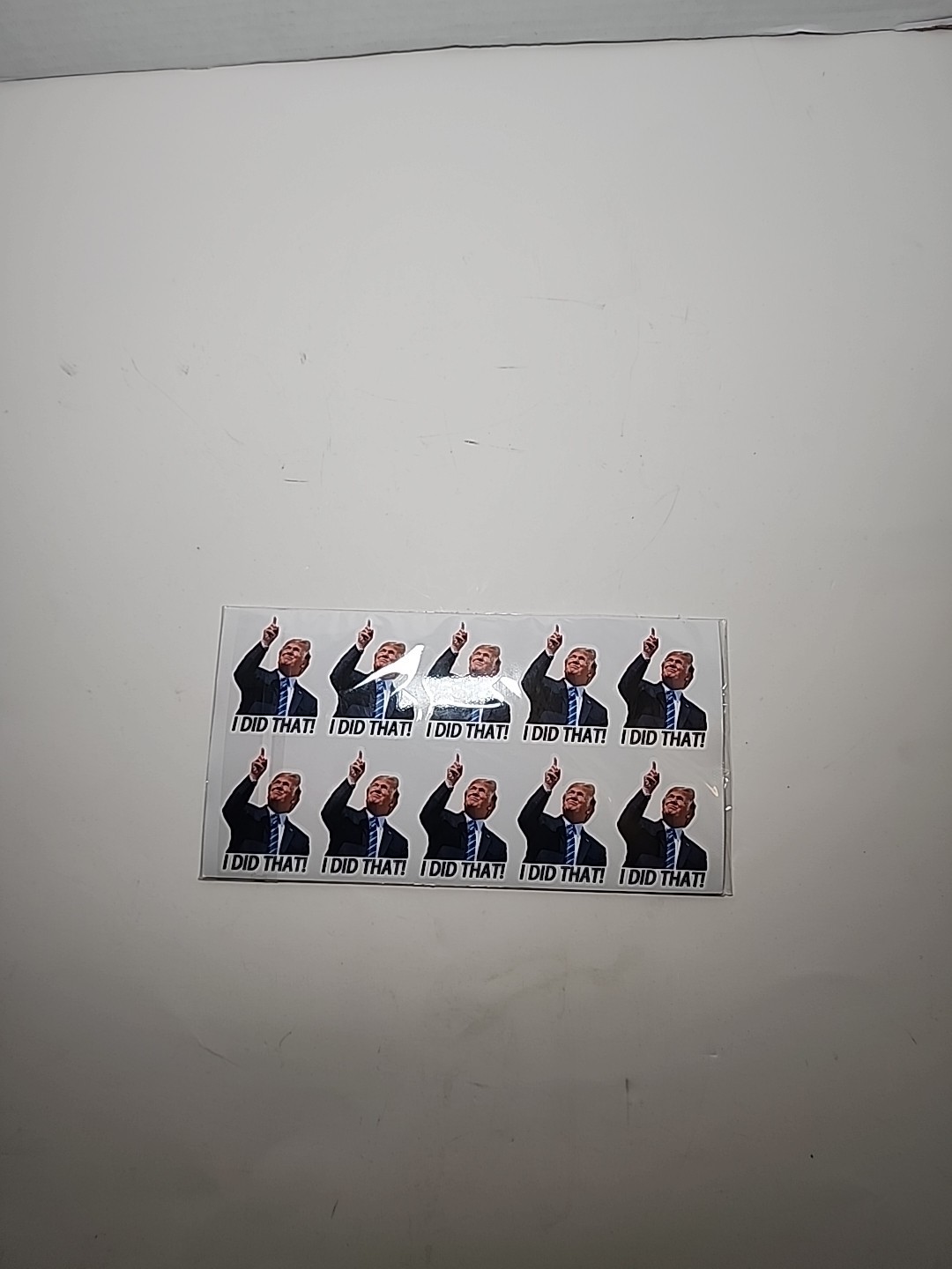 100 PCs « I did that » Trump Sticker Pack Trump Meme Trump Decals – 1 x 1.2&Prime;
