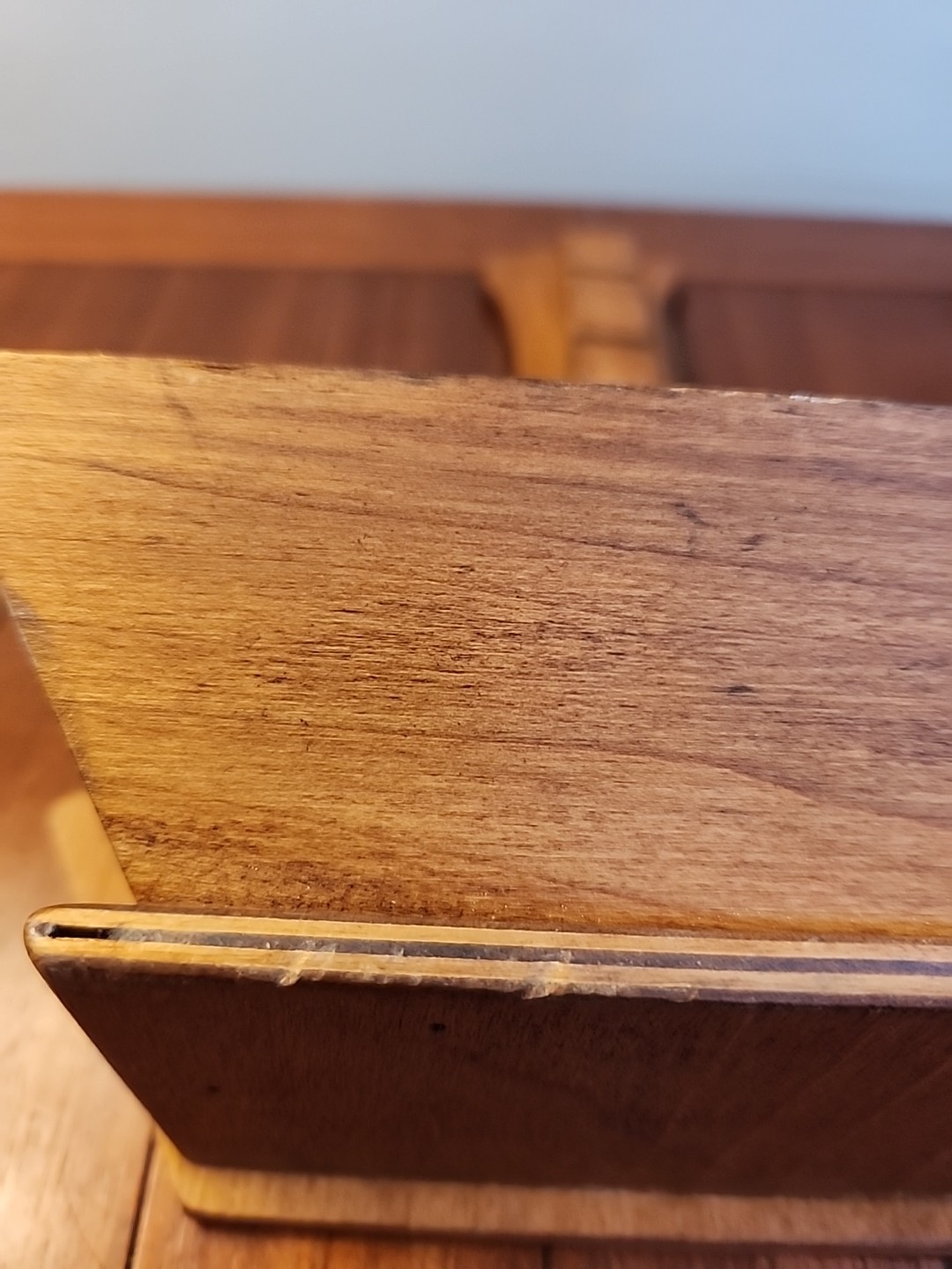 Vintage Wooden Letter Holder 12&Prime;X6&Prime; X 4&Prime; Hanging 4 Slats