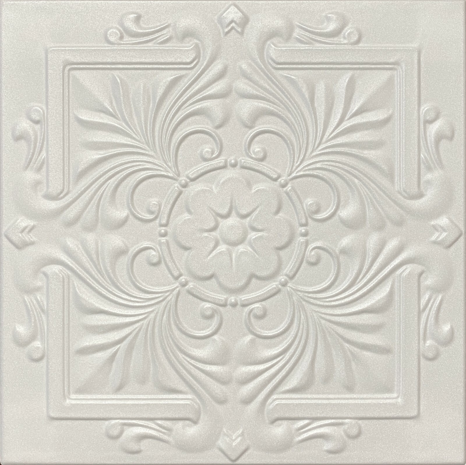 Home Decor Foam Glue-up Ceiling Tile R22W (21.12 s/f/Case) Pack of 8 Plain White