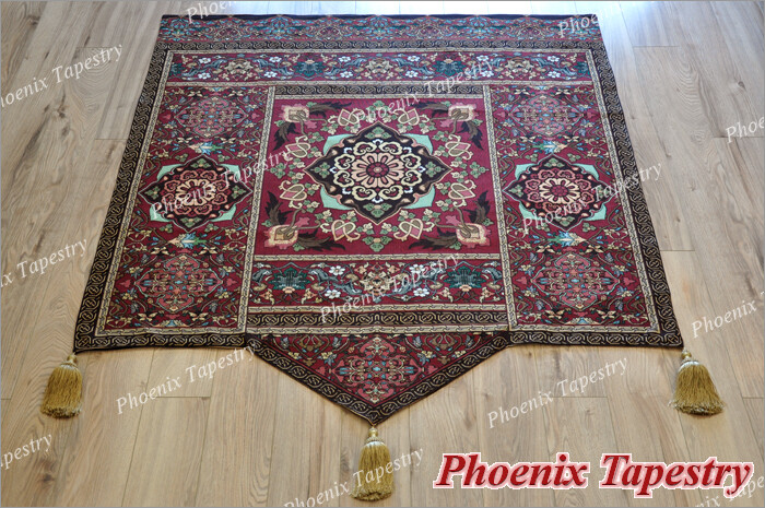 Moroccan Style III Tapestry Wall Hanging Jacquard Weave Art 100% Cotton 55&Prime;x67&Prime;