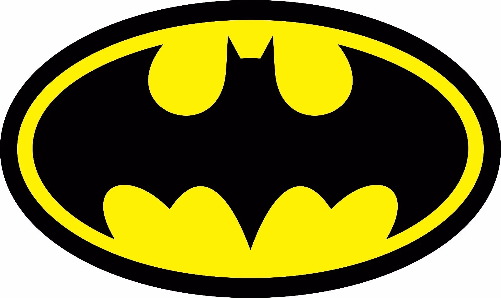 Batman Logo Decal (2-Pack) | CHOOSE SIZE 2&Prime;-10&Prime; | DC Comics Car Sticker