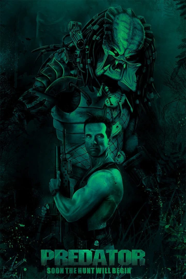 Predator Classic Movie Adventure Action Painting Wall Art Home – POSTER 20×30