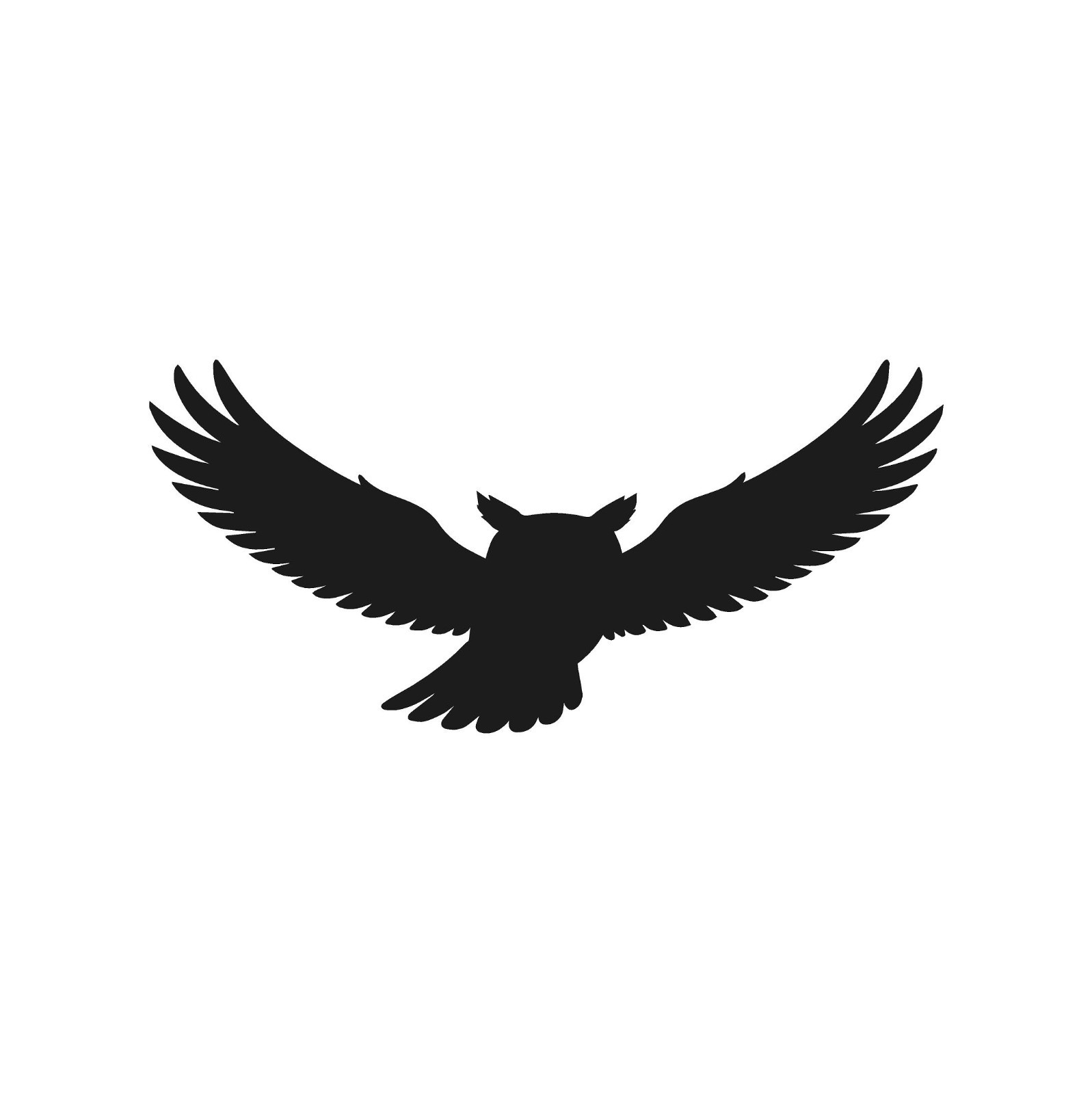 Owl Flying Wildlife Bird Vinyl Decal Window Silhouette Wild birds sticker